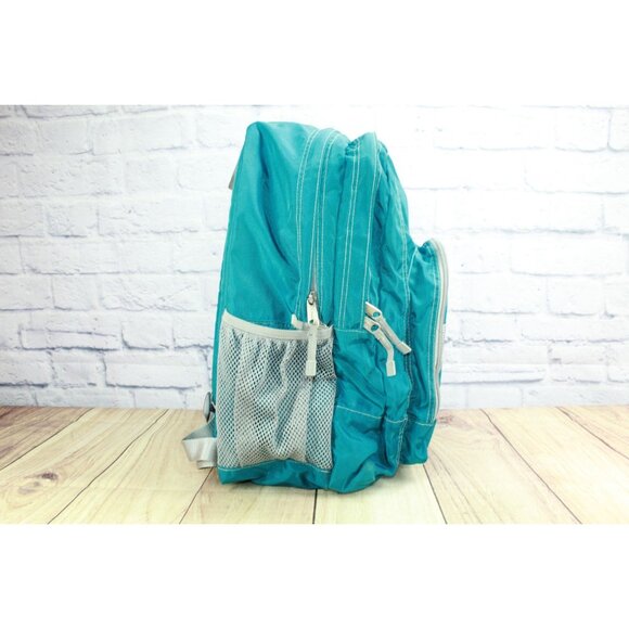 LL Bean Unisex Adult Weatherproof Deluxe Book Pack 37L School Backpack Teal - Picture 4 of 12